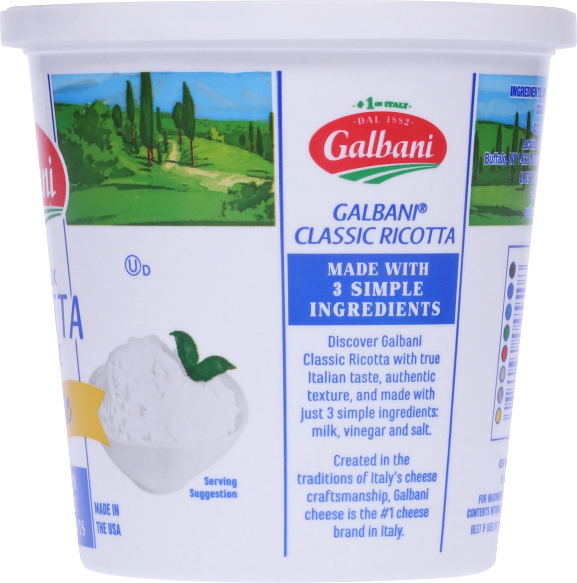 slide 11 of 12, Galbani Classic Ricotta Cheese 28 oz, 28 oz