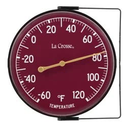 5" Analog Thermometers with Adjustable Mounting Bracket