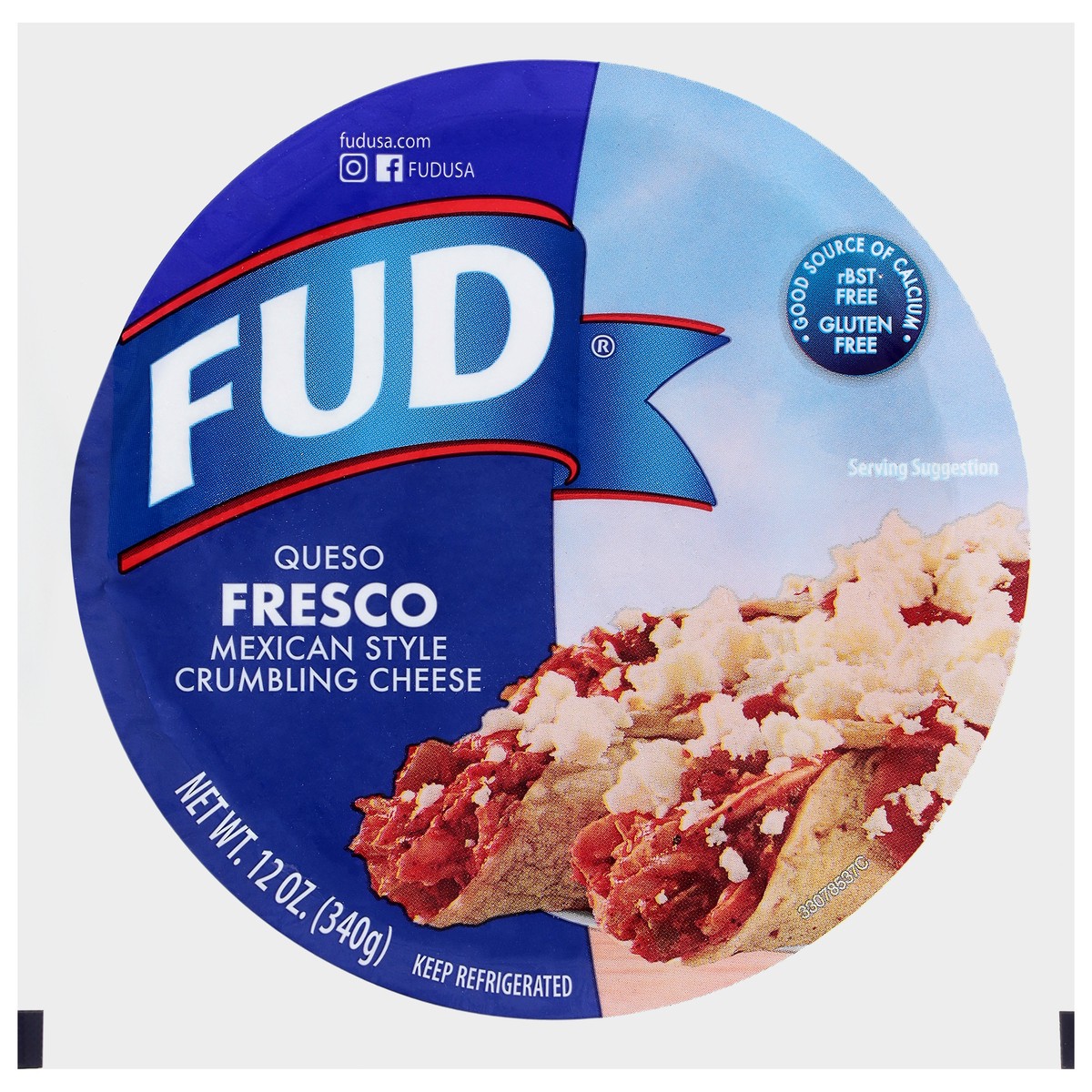 slide 1 of 5, FUD Queso Fresco 12 oz, 12 oz