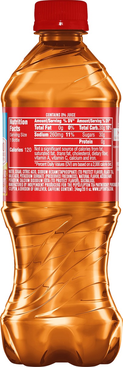 slide 4 of 8, Lipton Mango Iced Tea - 20 oz, 20 oz