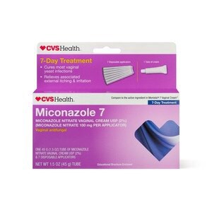 slide 1 of 1, CVS Health Miconazole 7 Day Vaginal Treatment Cream, 1.59 Oz, 1 ct