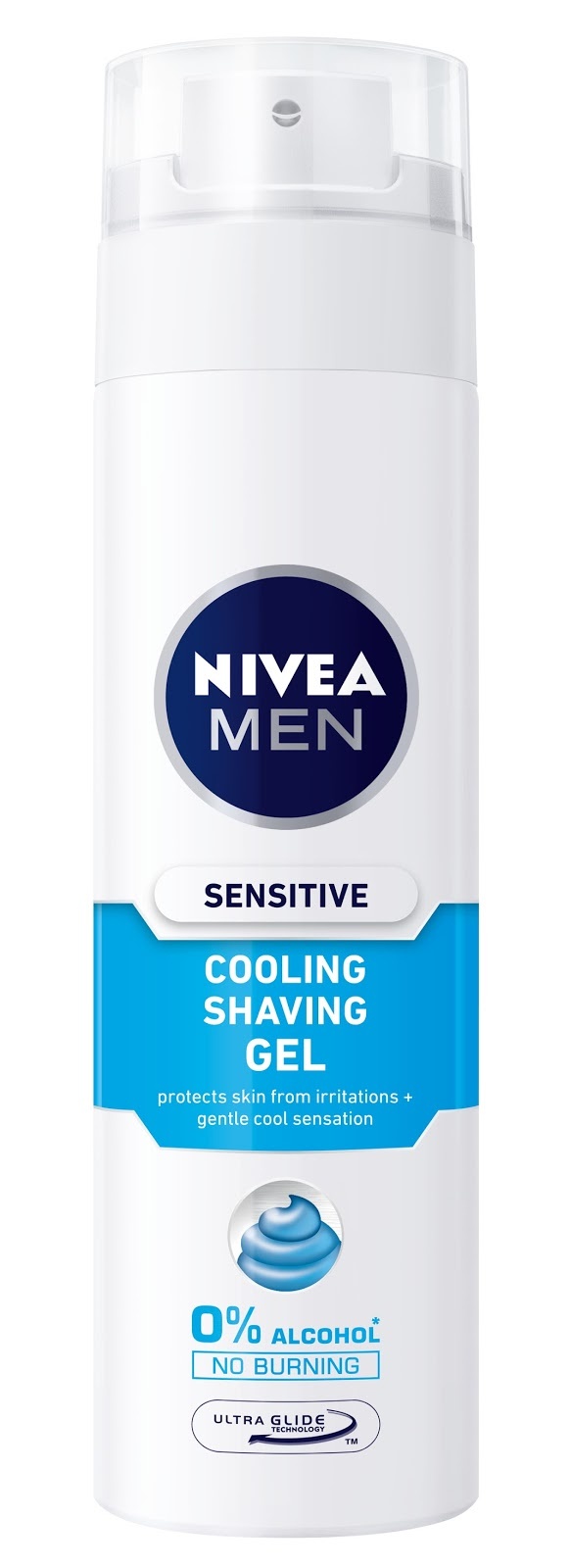 slide 1 of 1, Nivea Men Sensitive Cooling Shaving Gel, 7 oz