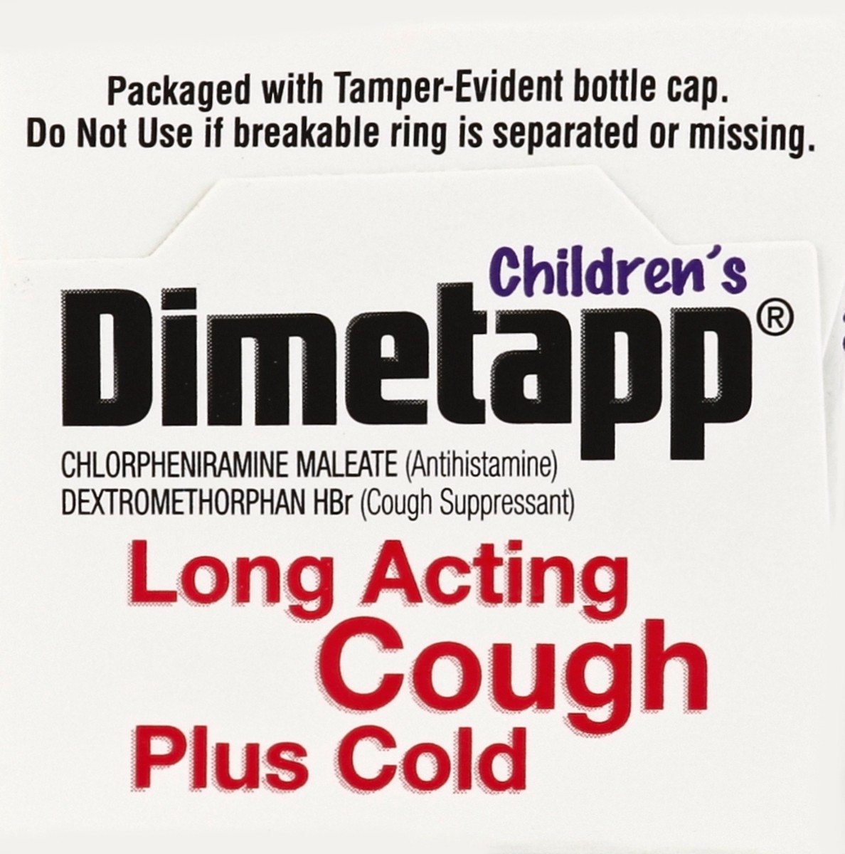 slide 2 of 4, Dimetapp Children's Long Acting Cough Plus Cold Grape Flavor, 4 fl oz