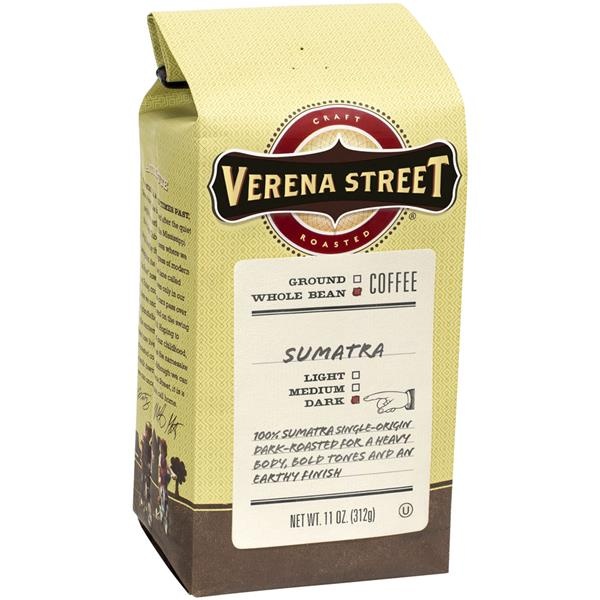 slide 1 of 1, Verena Street Sumatra Whole Bean Coffee - 12 oz, 12 oz