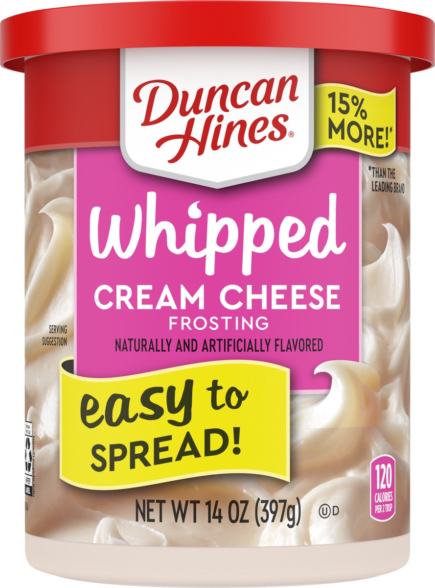 slide 6 of 9, Duncan Hines Cream Cheese Whipped Frosting 14 oz, 14 oz