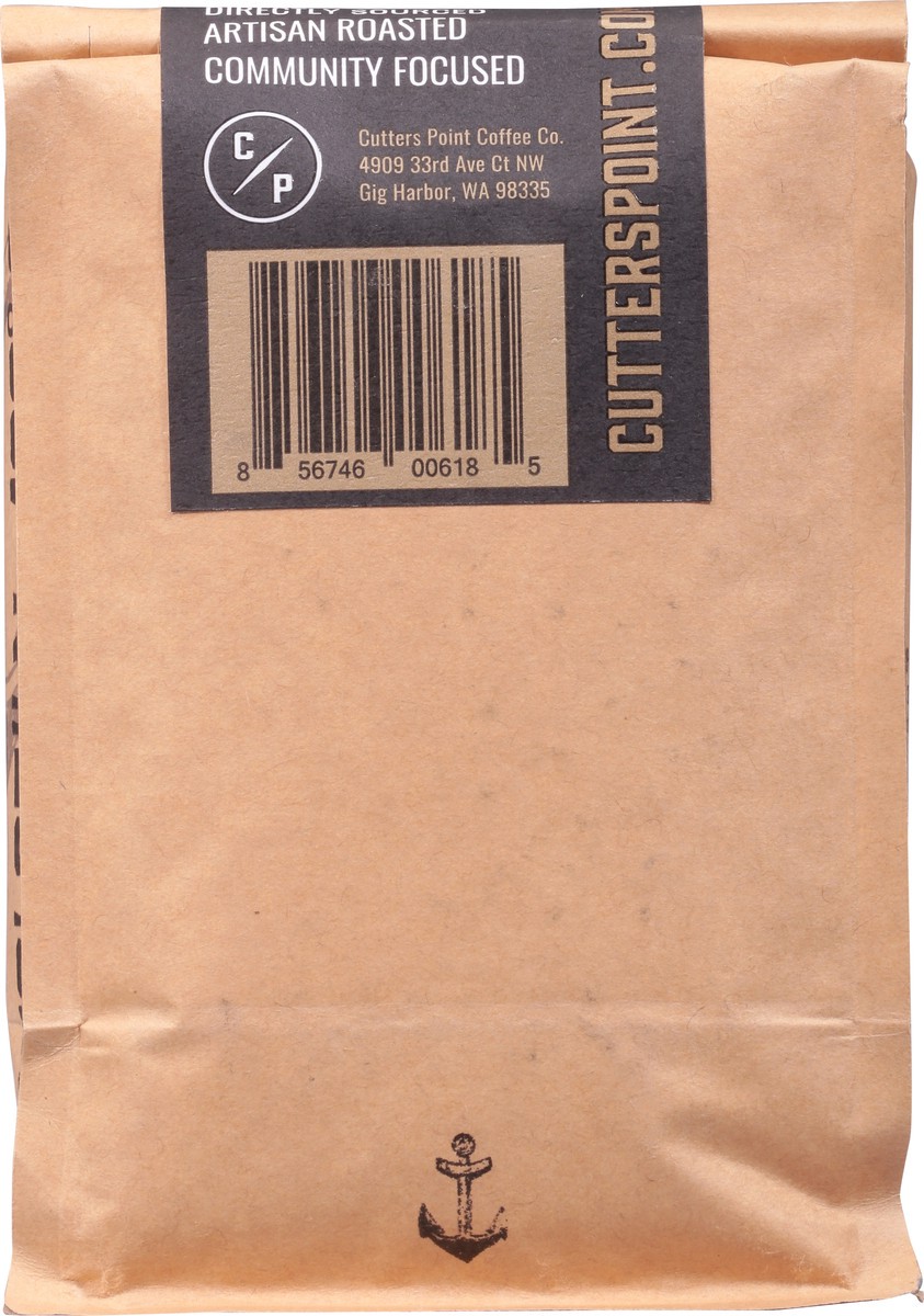slide 6 of 9, Cutters Point Coffee Co. Whole Bean French Roast Dark Harbor Coffee- 12 oz, 12 oz