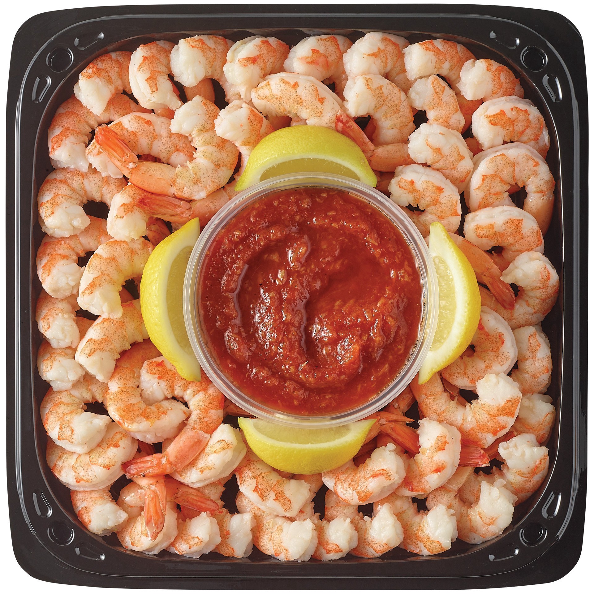 slide 1 of 1, H-E-B Shrimp Cocktail Party Platter, 24 oz