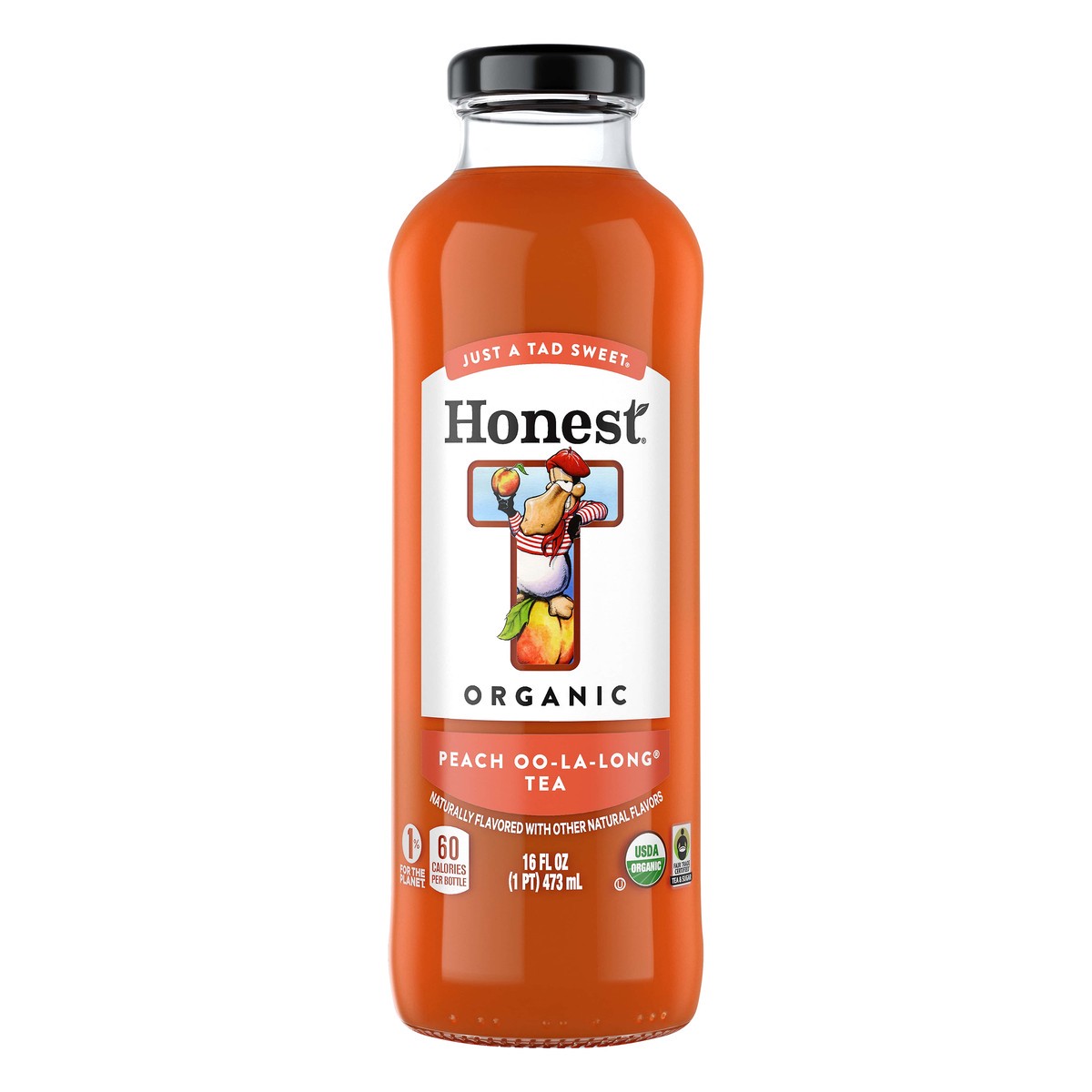 Honest Tea Peach Oo-La-Long Tea Glass Bottle 16 fl oz | Shipt