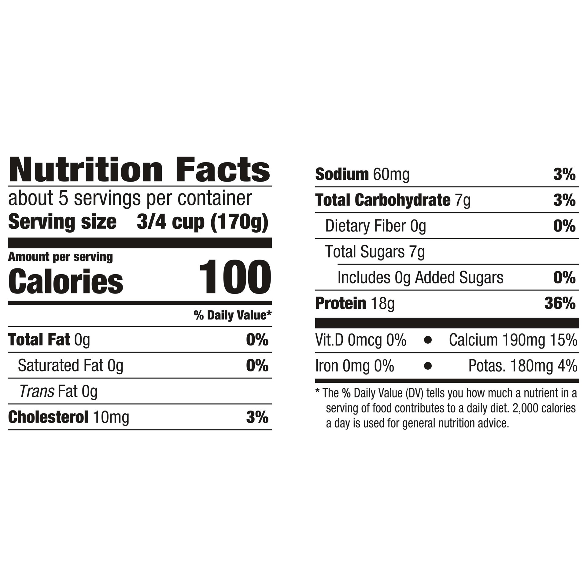 slide 5 of 5, Oikos Blended Greek Nonfat Yogurt, Plain, 32 oz., 32 oz