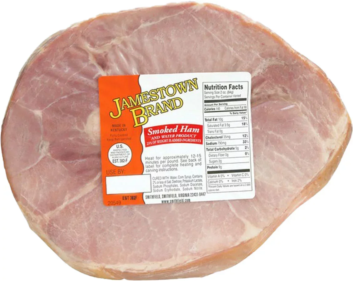 slide 1 of 1, Jamestown Brand Smoked Shank Portion Ham, per lb
