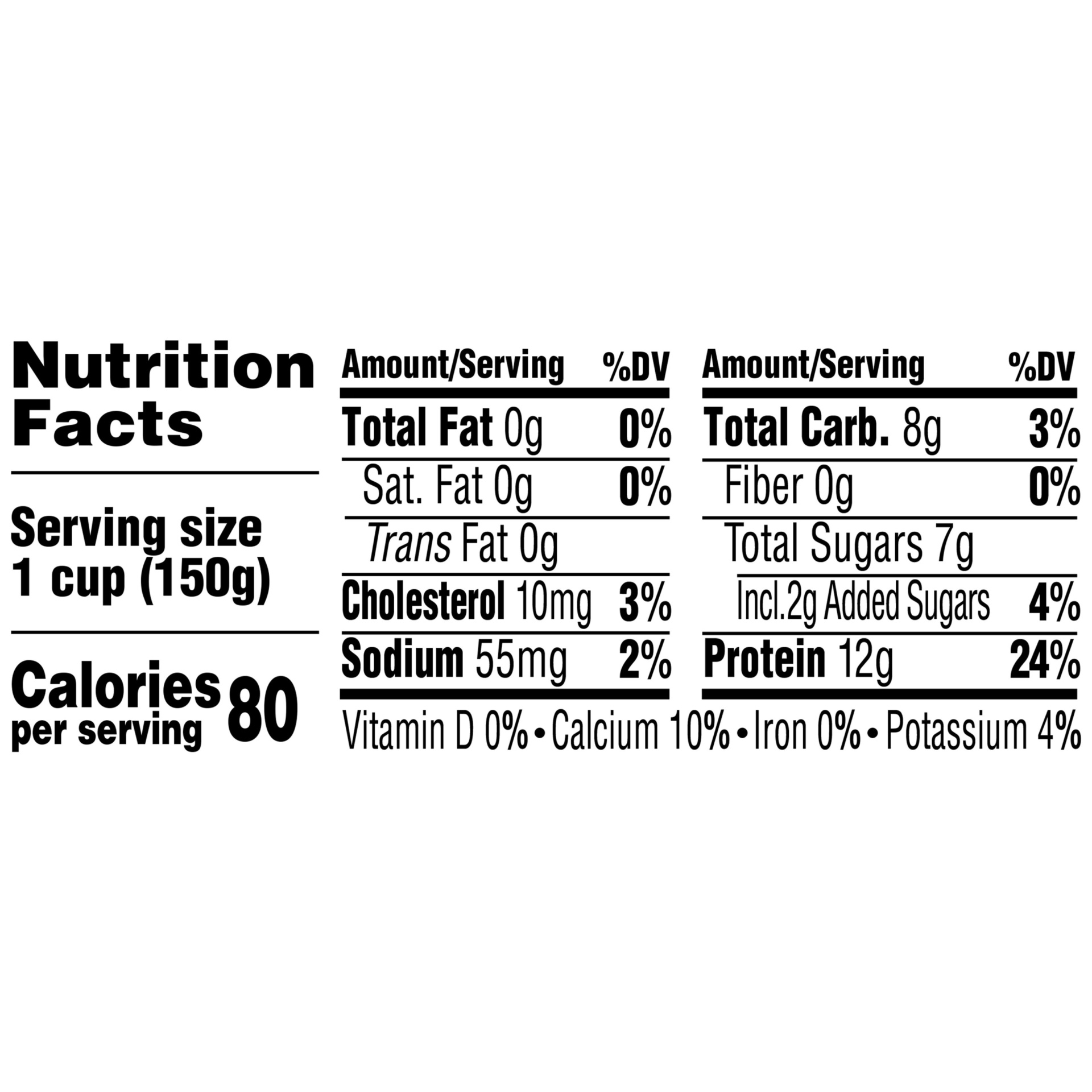 Light + Fit Nonfat Gluten-Free Seasonal Greek Yogurt 5.3 Oz | Shipt