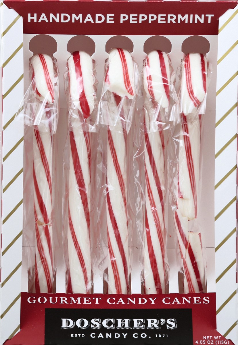 slide 2 of 9, Doscher's Doschers Peppermint Candy Cane 5Ct, 4.05 oz