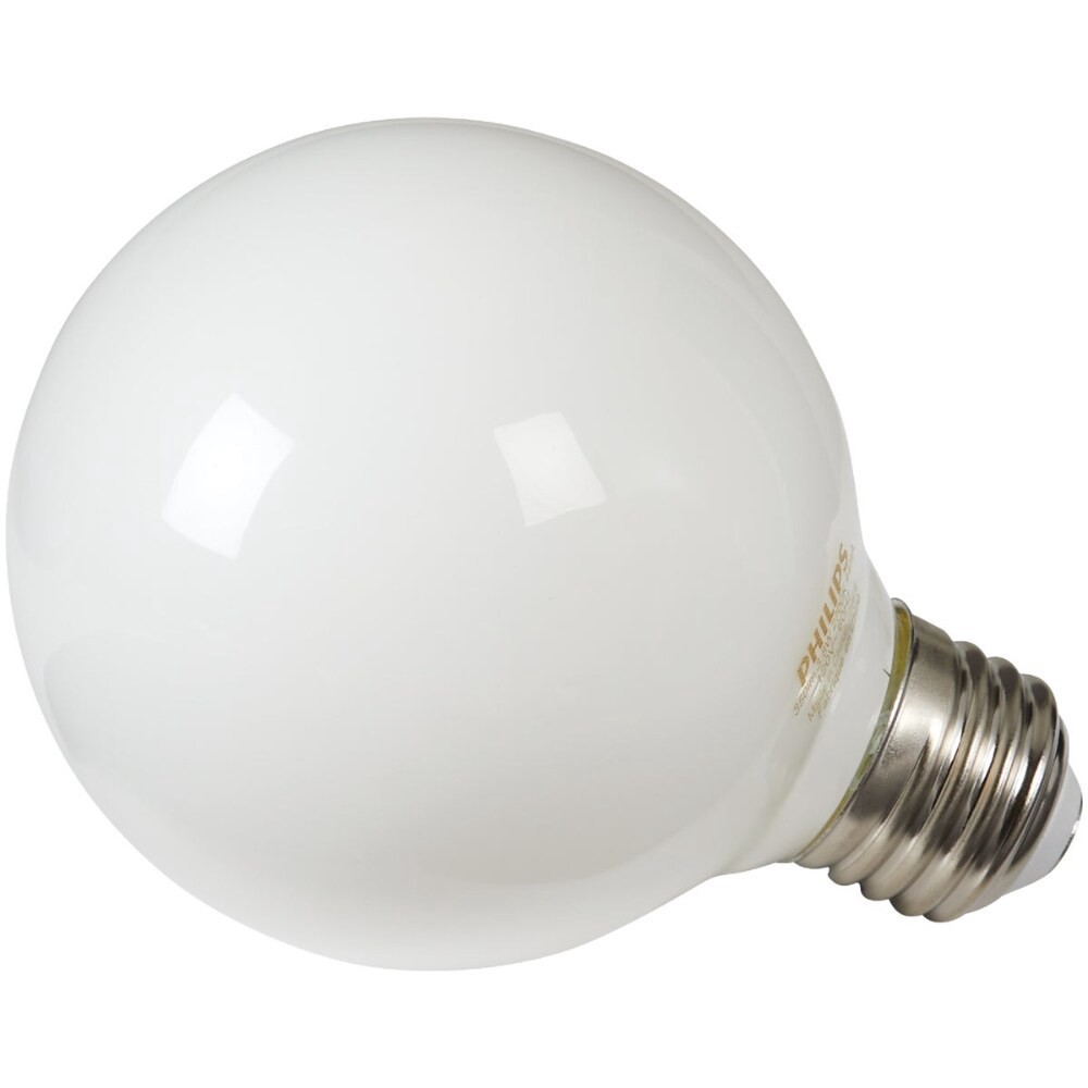 slide 1 of 2, Philips 38Watt 40Watt Medium Base Globe G25 Led Light Bulbs Daylight, 3 ct