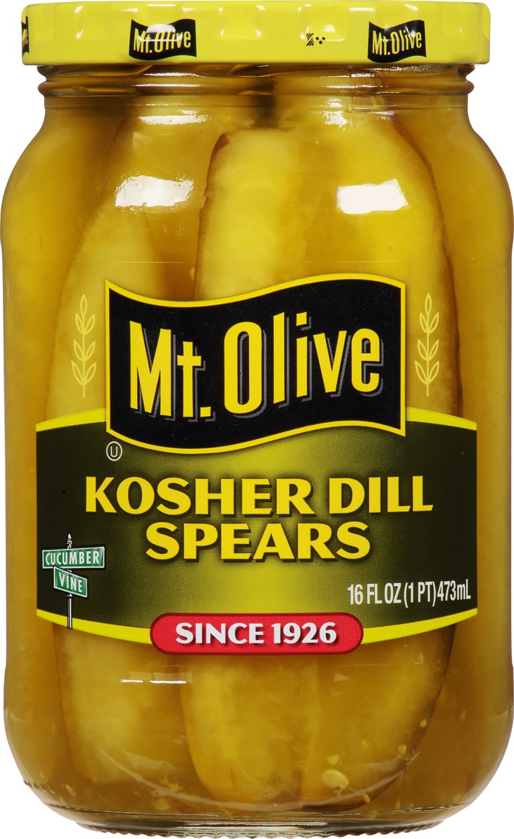 slide 9 of 11, Mt. Olive Kosher Dill Spears, 16 oz