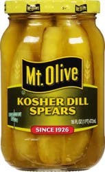 Mt. Olive Kosher Dill Spears Pickles 16 fl oz Jar