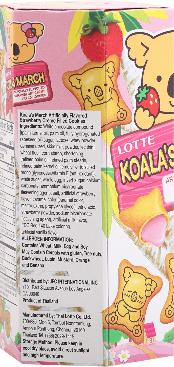 slide 3 of 9, Lotte Koala's March Strawberry Creme Filled Cookies 1.45 oz Box, 1.45 oz