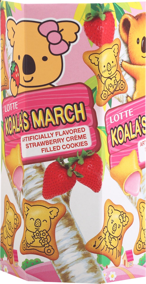 slide 9 of 9, Lotte Koala's March Strawberry Creme Filled Cookies 1.45 oz Box, 1.45 oz