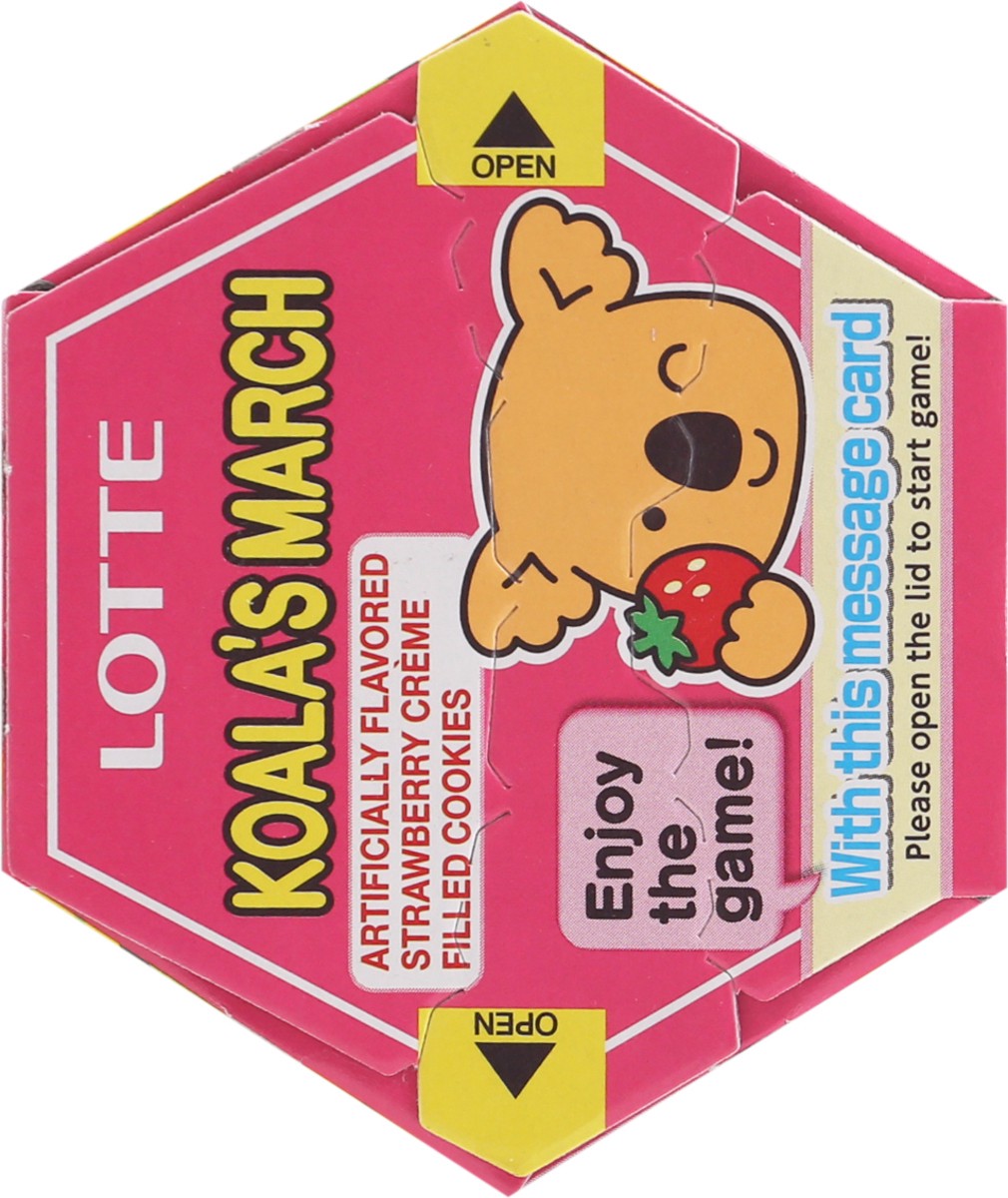 slide 7 of 9, Lotte Koala's March Strawberry Creme Filled Cookies 1.45 oz Box, 1.45 oz