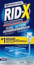 RID-X Powder Professional Dual Action Septic System Maintenance 9.8 oz
