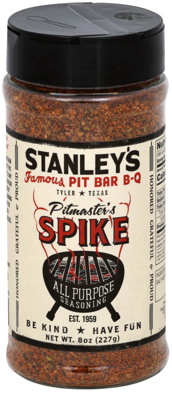 slide 1 of 1, Stanley's Famous Pit Barbecue Pitmaster's Spike Seasoning, 8 oz