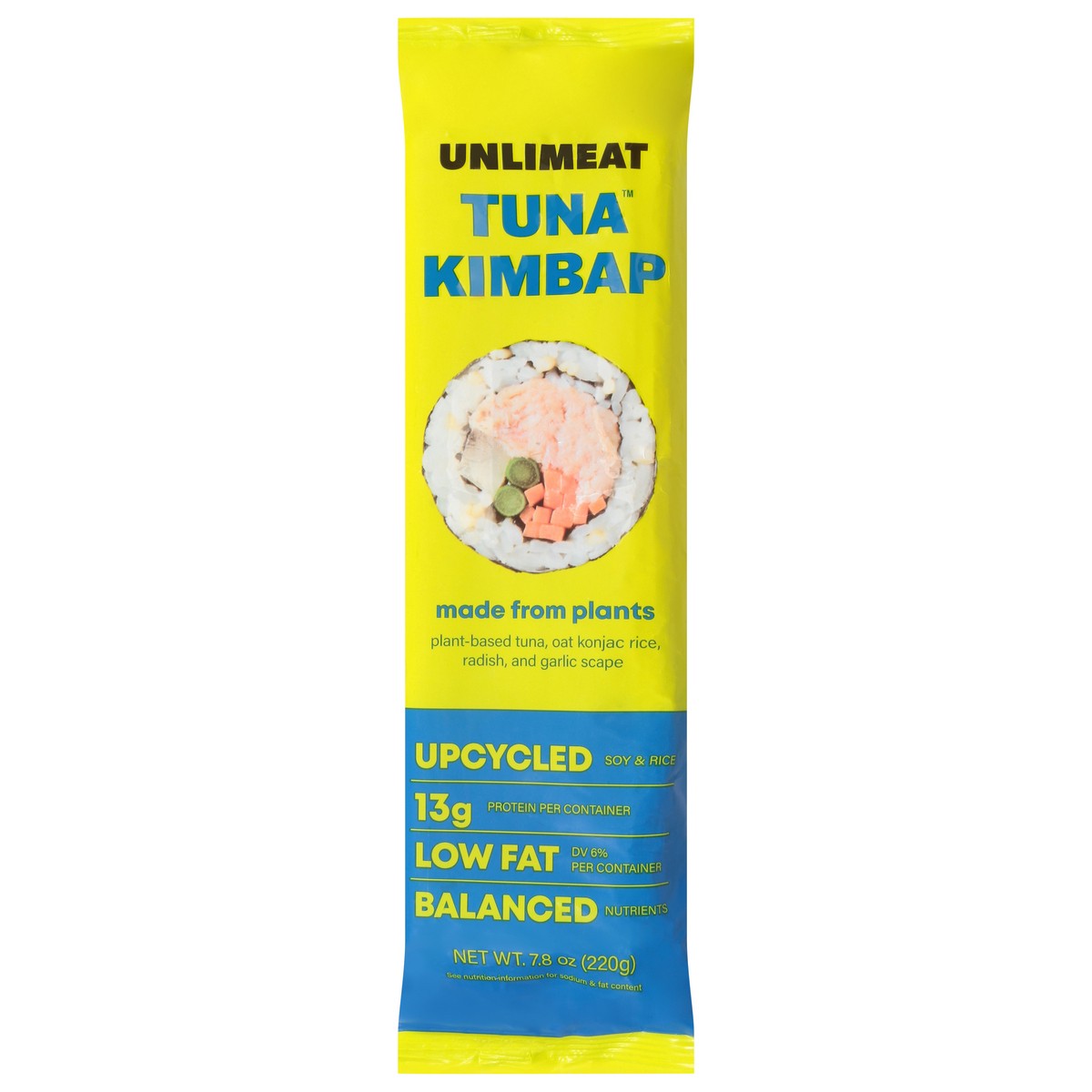 slide 1 of 13, UnlimEacht Kimbap Tuna Plant Based - 7.8 Oz, 7.8 oz