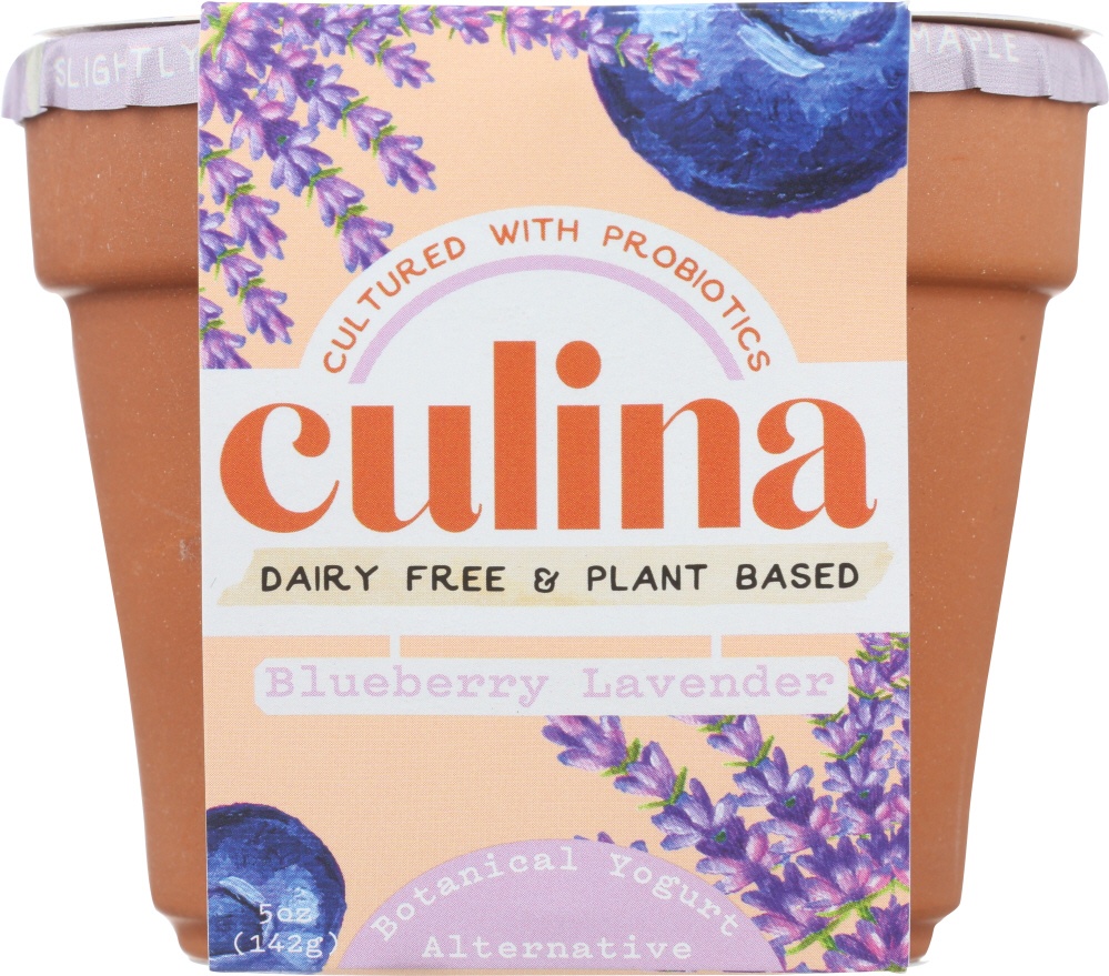 slide 1 of 1, Culina Culina Blueberry Lavender Coconut Milk Yogurt, 1 ct