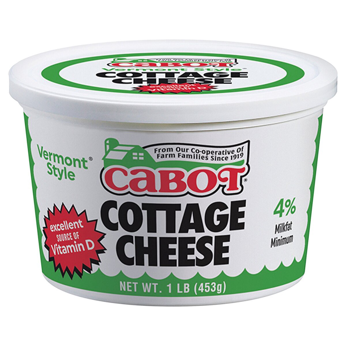 slide 1 of 1, Cabot Creamery Cottage Cheese 1 lb, lb