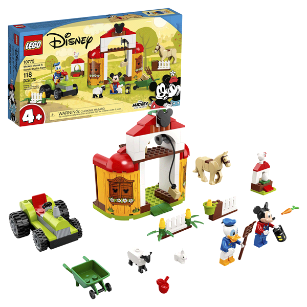 slide 1 of 1, LEGO Disney Mickey and Friends Mickey Mouse & Donald Ducks Farm Building Kit, 1 ct