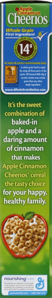 slide 4 of 4, Cheerios Apple Cinnamon Breakfast Cereal, 12.9 oz