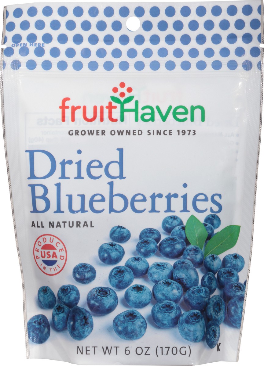 slide 8 of 14, FruitHaven Dried Blueberries - 6 oz, 6 oz