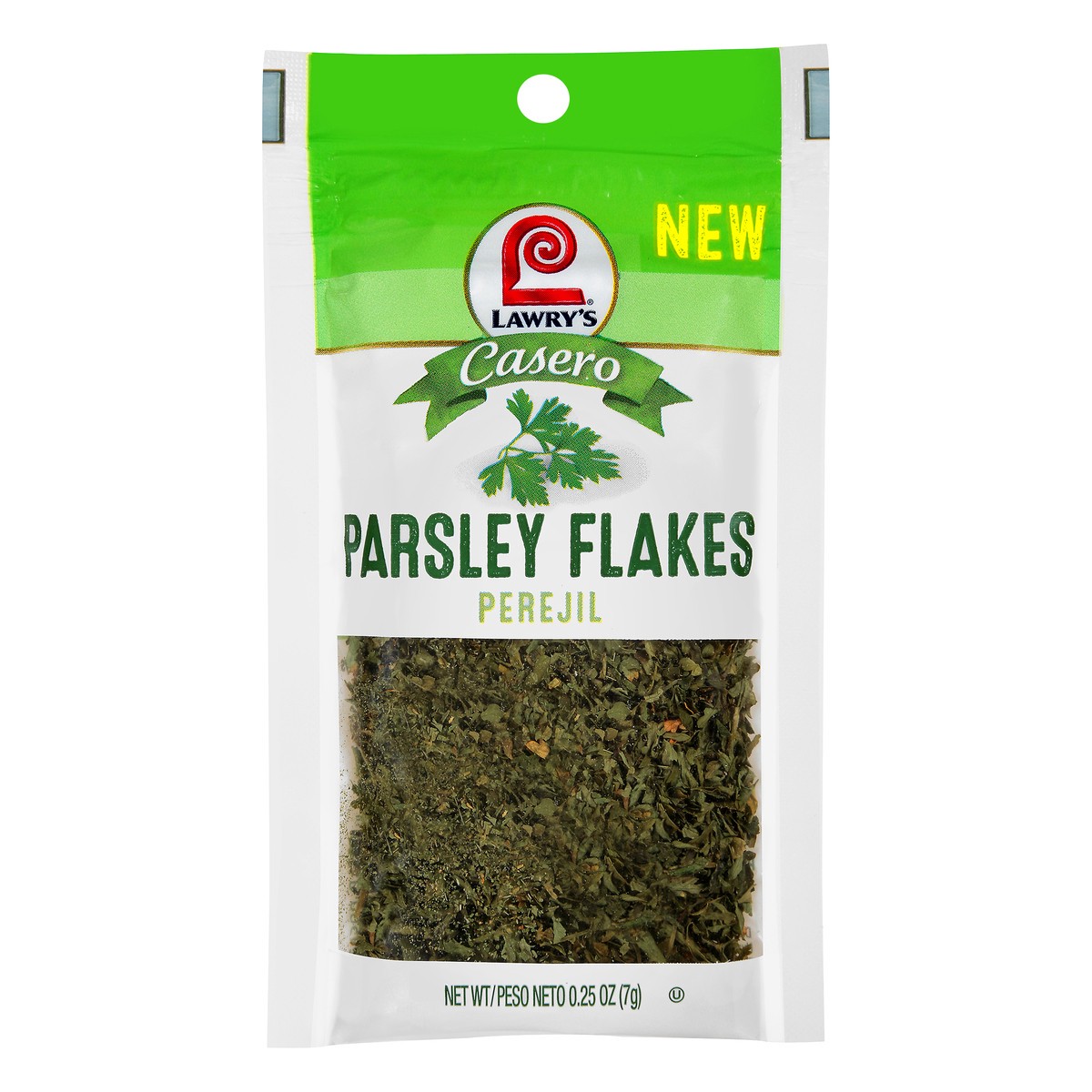 slide 1 of 2, Lawry's Casero Parsley Flakes, 0.25 oz