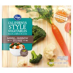 Kroger Mealready Sides California Style Vegetables