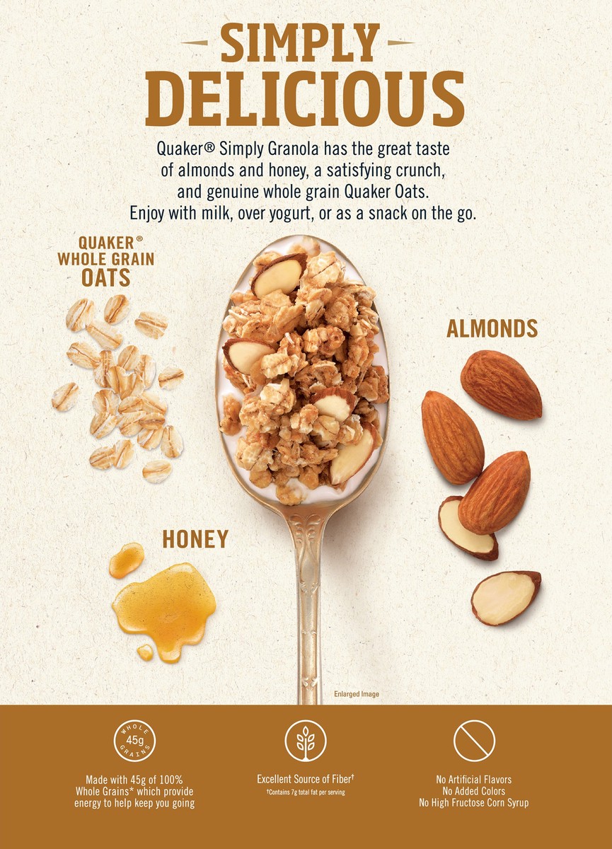 slide 4 of 5, Quaker Simply Granola - 28 oz, 28 oz