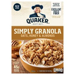 Quaker Simply Granola, Oats, Honey & Almonds