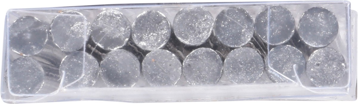 slide 8 of 11, Caspari Slim Silver Birthday Candles 16 ea, 1 ct