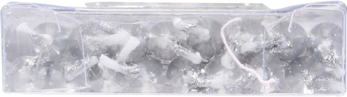 slide 9 of 11, Caspari Slim Silver Birthday Candles 16 ea, 1 ct