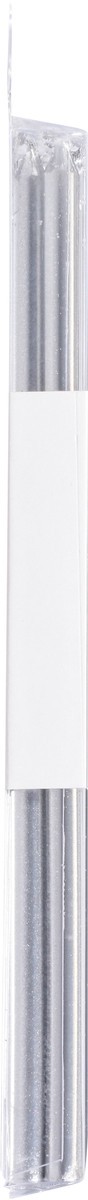 slide 10 of 11, Caspari Slim Silver Birthday Candles 16 ea, 1 ct