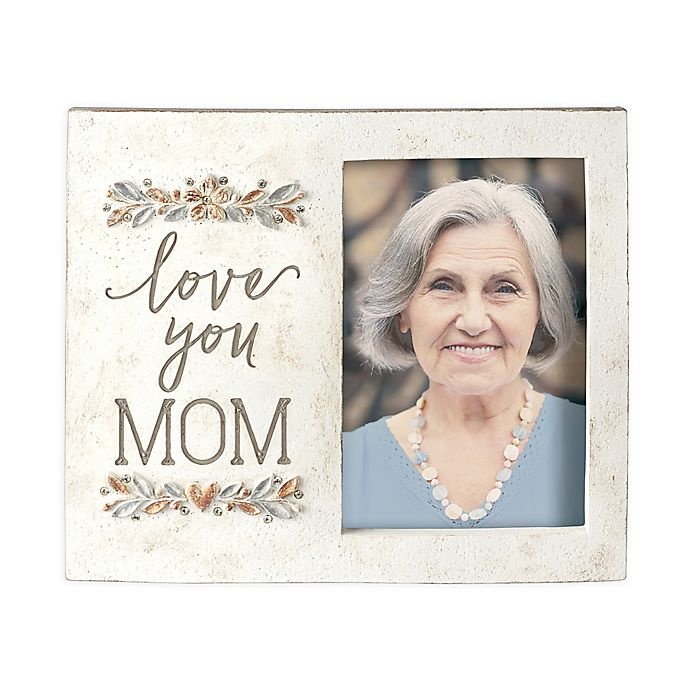 slide 1 of 2, Grasslands Road Love You Mom'' Picture Frame - Ivory'', 4 in x 6 in