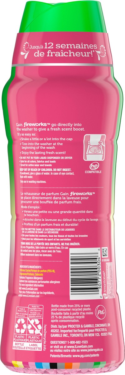 slide 3 of 4, Gain Fireworks Laundry Scent Booster Beads, Spring Daydream, 20.1 fl oz, HE Compatible, 20.1 oz