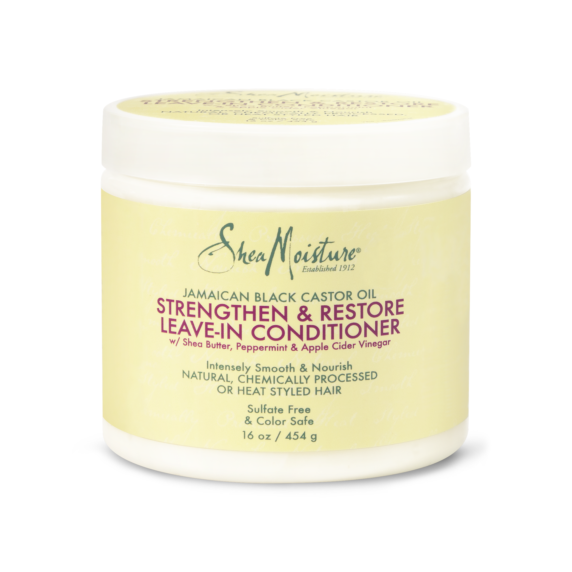 slide 4 of 4, SheaMoisture Strengthen and Restore Leave-in Hair Conditioner 100% Pure Jamaican Black Castor Oil, 15 oz, 15 oz