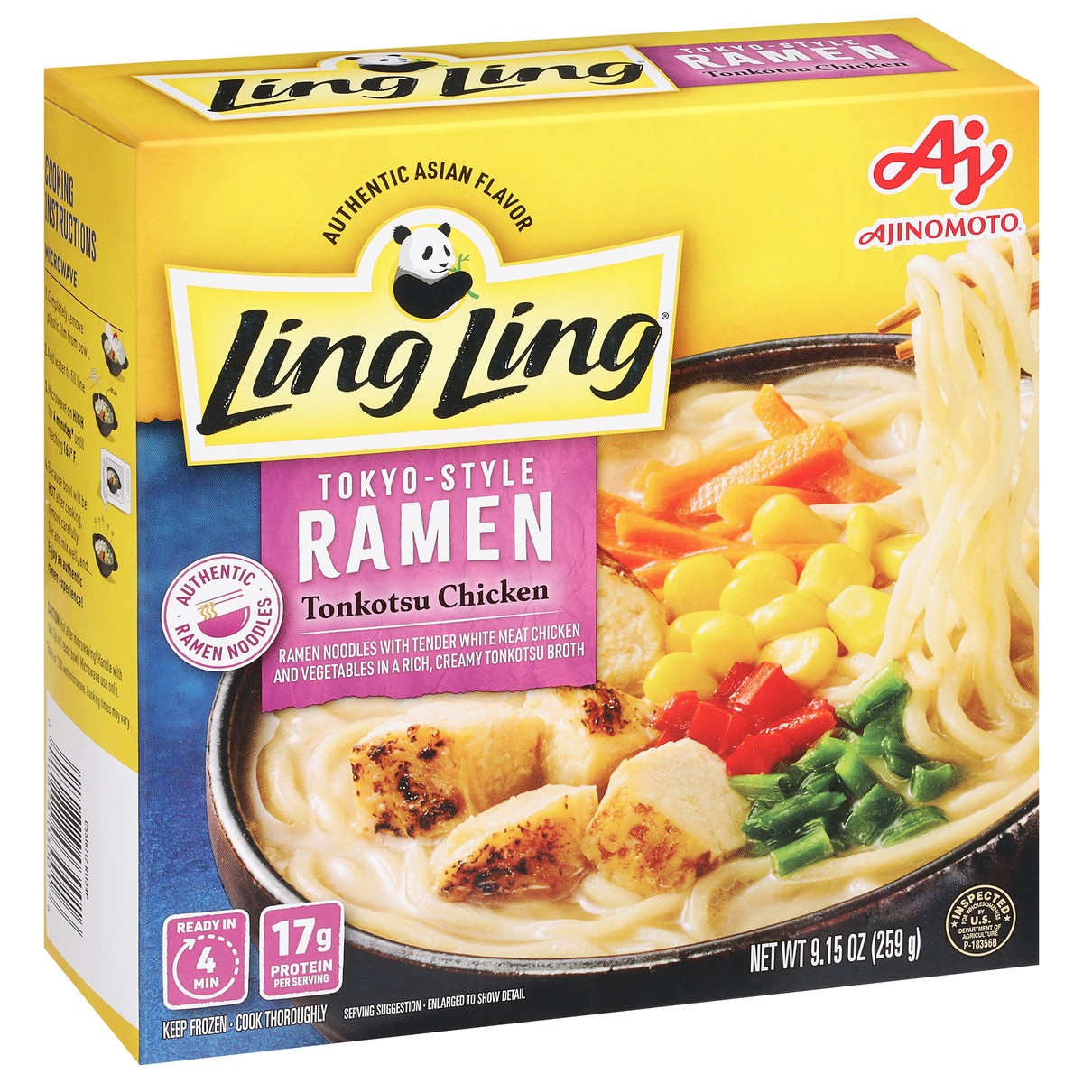 slide 3 of 9, Ling Ling Tonkotsu Chicken Ramen - 9.15 Oz, 9.15 oz