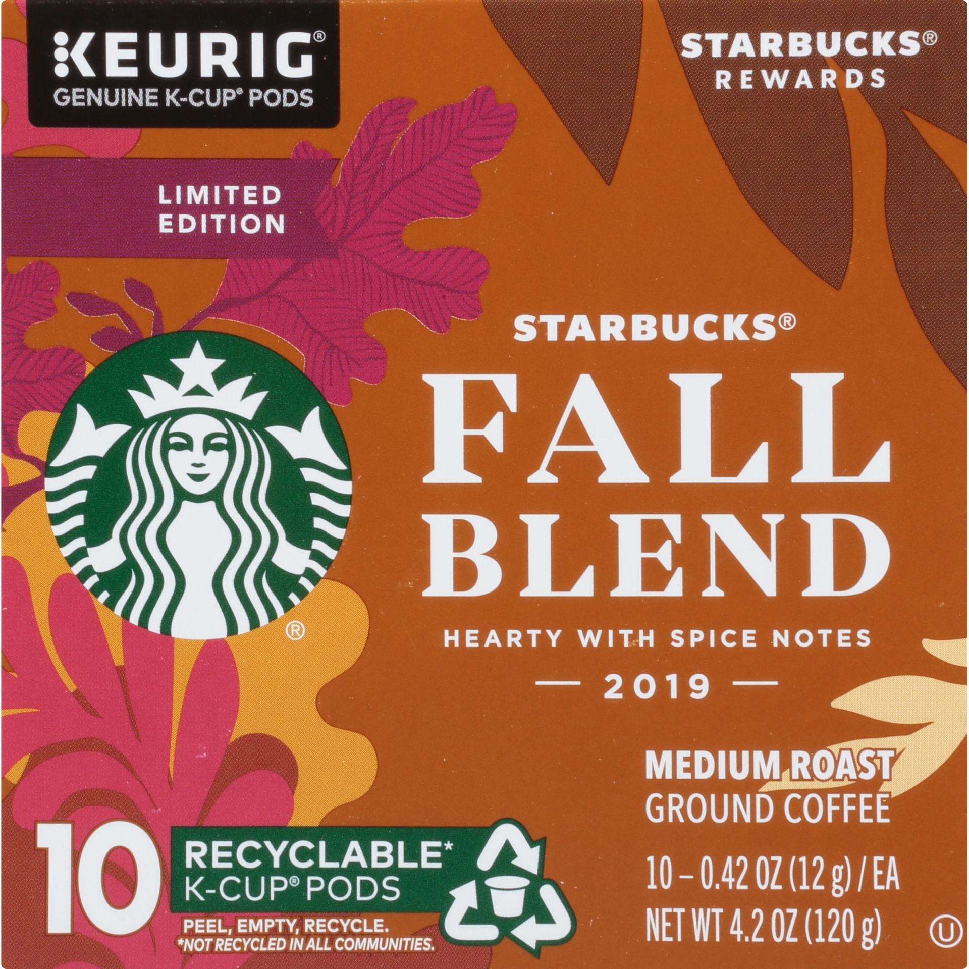 Starbucks K Cup Coffee Pods — Medium 