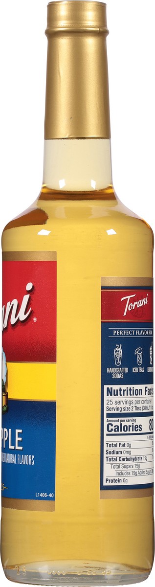 slide 12 of 13, Torani Pineapple Syrup - 750 ml, 750 ml