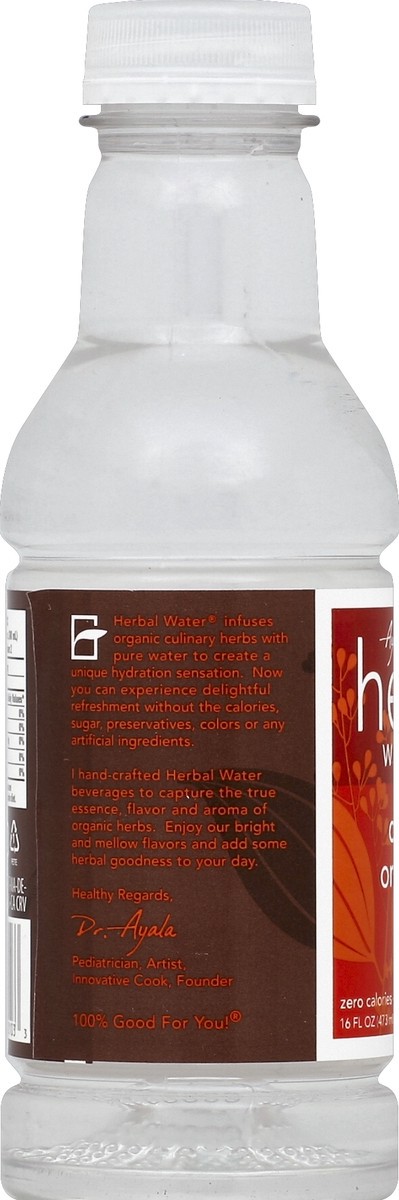 slide 3 of 4, Ayala's Herbal Water - Organic Cinnamon Orange, 16 fl oz