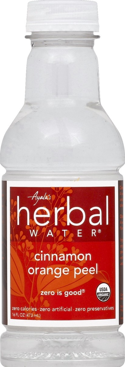 slide 4 of 4, Ayala's Herbal Water - Organic Cinnamon Orange, 16 fl oz