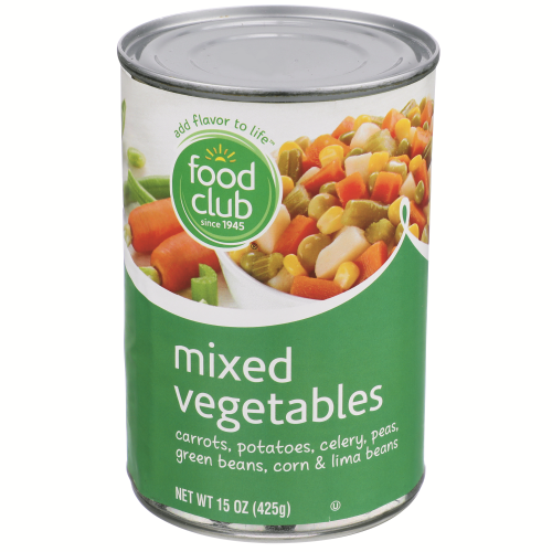 slide 1 of 1, Food Club Can Mixed Vegetables, 15 oz