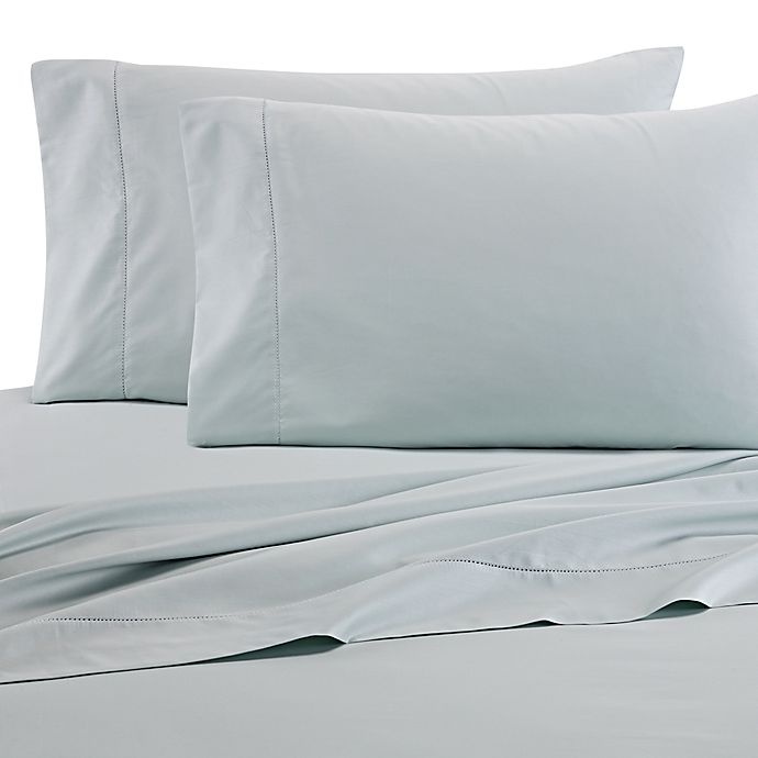 slide 1 of 6, Wamsutta 525-Thread-Count PimaCott Wrinkle Resistant Full Flat Sheet - Mint, 1 ct