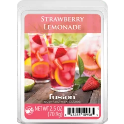 Fusion Strawberry Lemonade Scented Wax Cubes