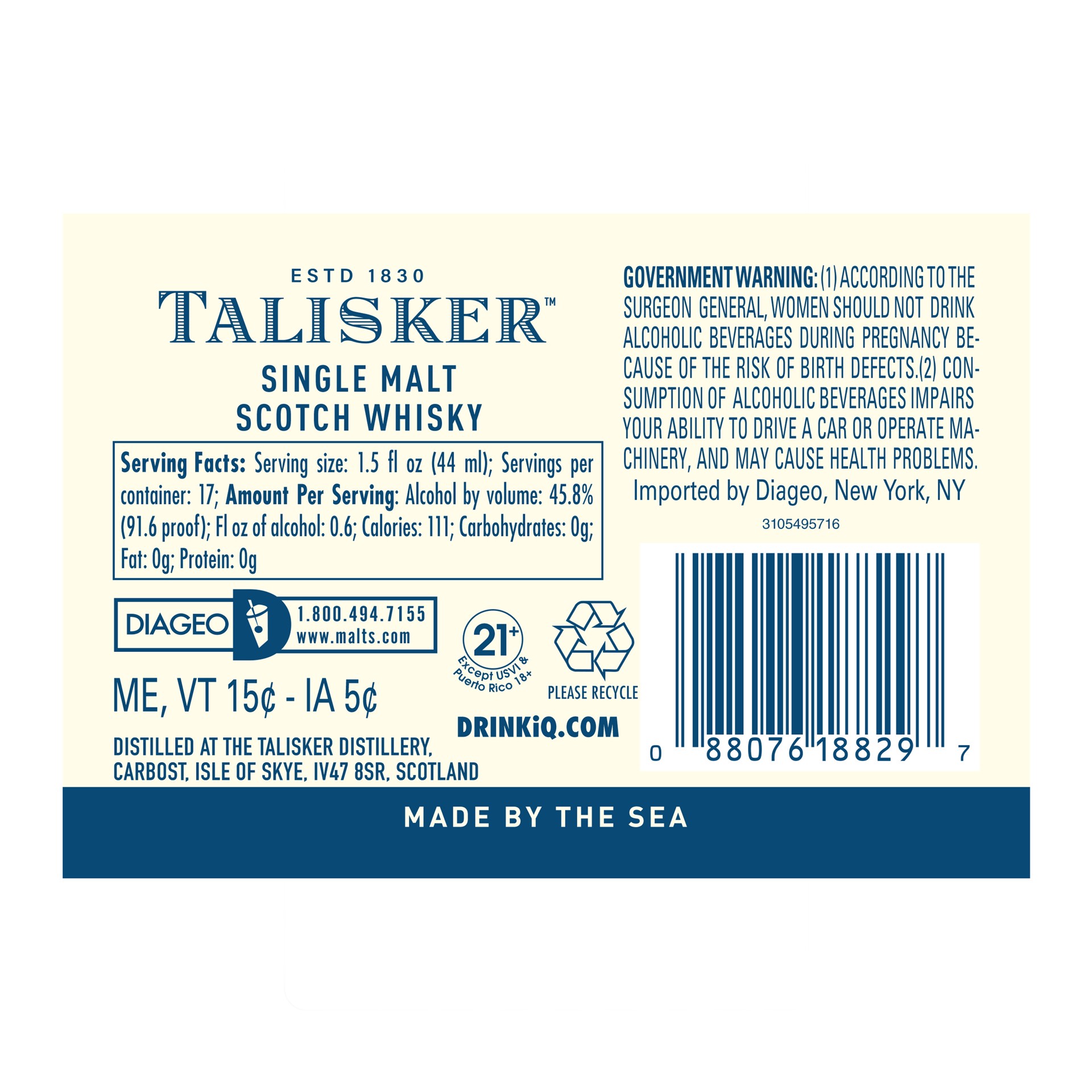 slide 2 of 5, Talisker Distiller's Edition 2024 Single Malt Scotch Whisky, 750 mL, 750 ml