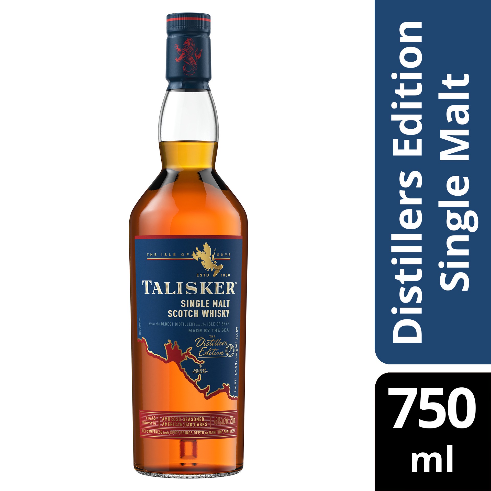 slide 5 of 5, Talisker Distiller's Edition 2024 Single Malt Scotch Whisky, 750 mL, 750 ml
